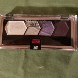 Violet eyeshadow